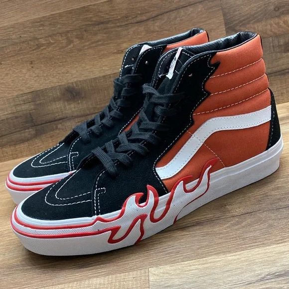 VANS SK8 HI FLAME 🔥 BRAND NEW - Picture 1 of 8